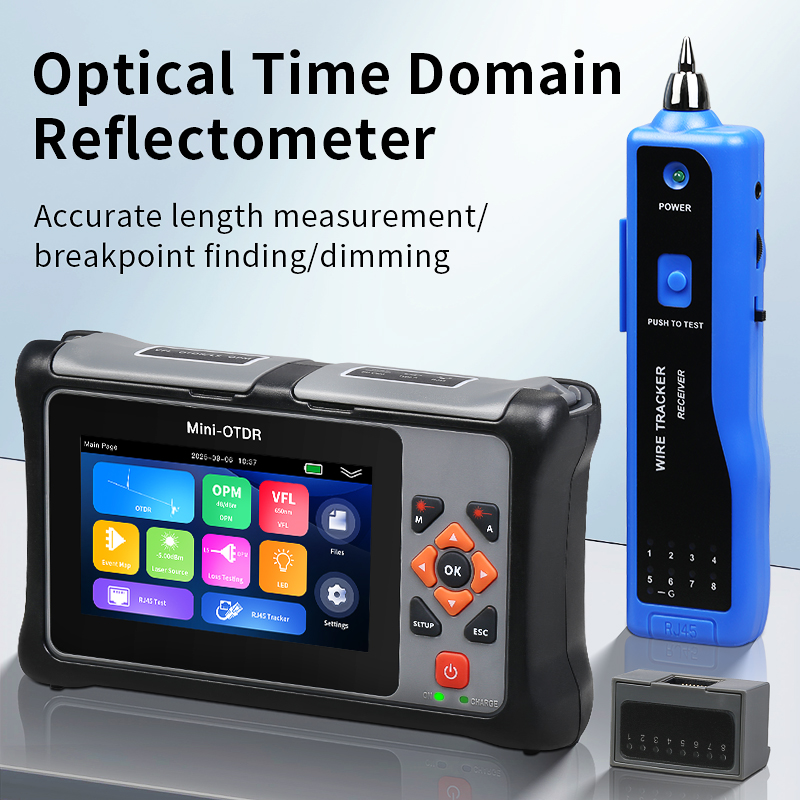 Optical Time Domain Reflectometer Otdr 1310 1550Nm - KP800光時間領域反射率計多機能タッチスクリーンOTDR 100KM 1310/1550nm光ファイバーテスター内蔵OPM VFL