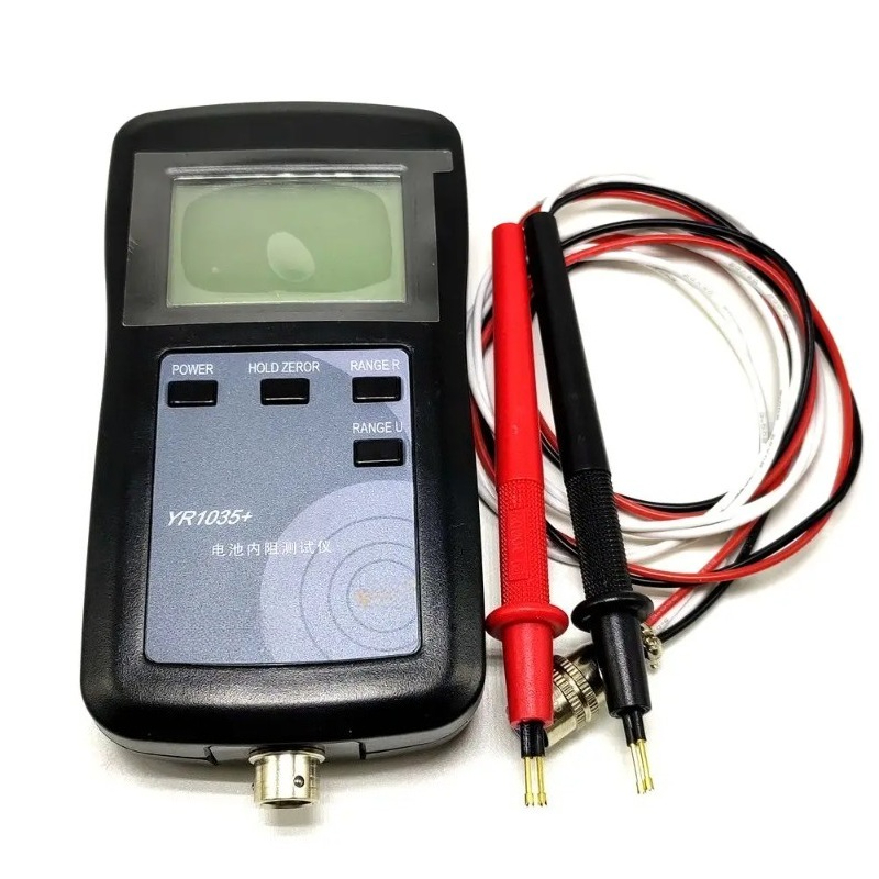 Battery Internal Resistance Tester Four Wire - Gzyoraストア 4線式YR1035リチウム電池内部抵抗テスター、18650乾電池パックテスト用検出器