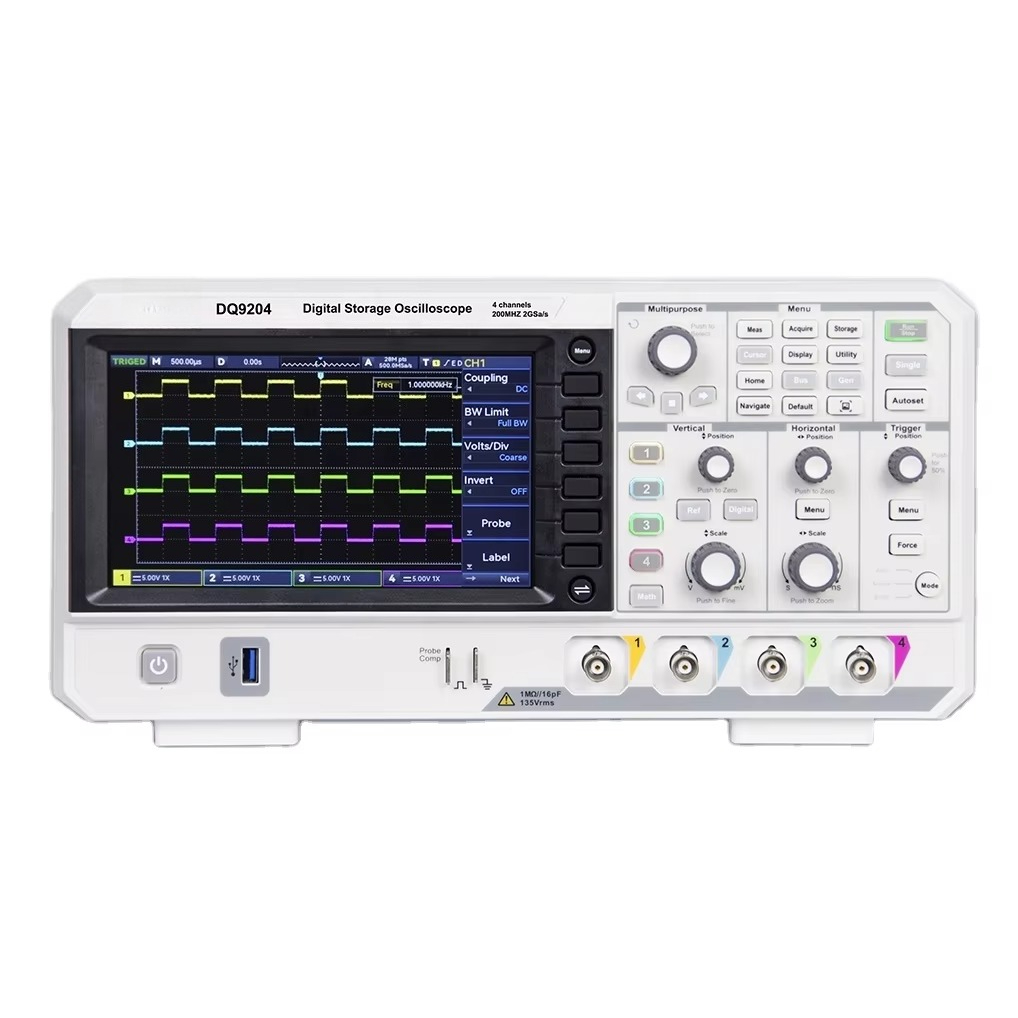 Digital Storage Oscilloscope 4 Channel 100Mhz - DQ9104 DQ9204 デジタルストレージオシロスコープ 4チャンネル 100MHz 200MHz