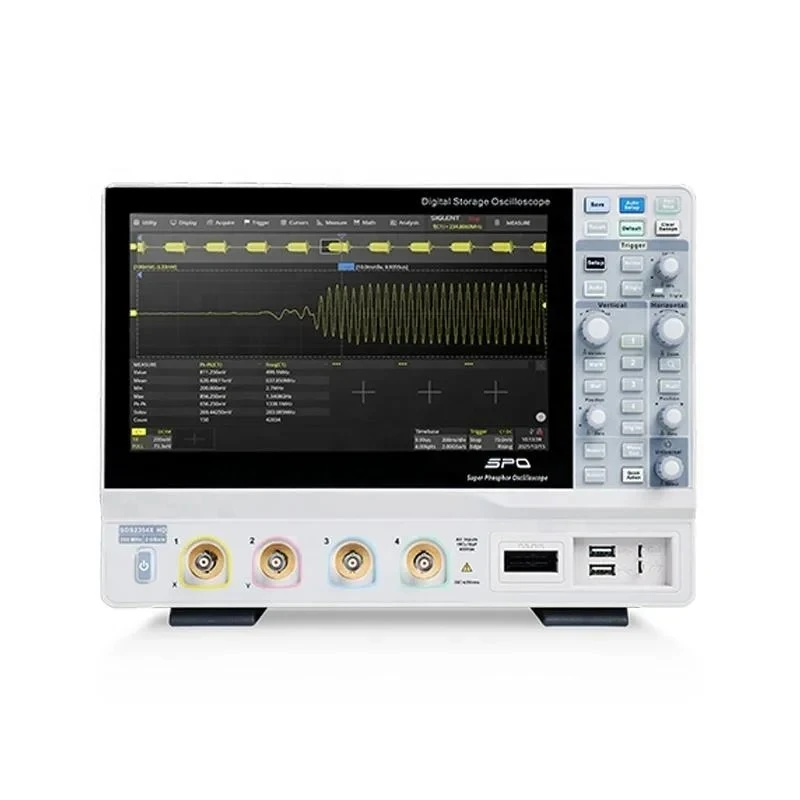 Digital Storage Oscilloscope 4 Channel 100Mhz - SDS2104X/SDS2204X/2354X HD 4チャンネル、100MHz-350MHz 12ビット 2GSa/s 蛍光デジタルストレージオシロスコープ