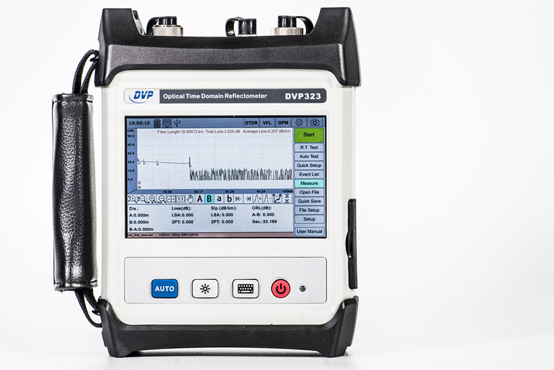 Optical Time Domain Reflectometer Otdr 1310 1550Nm - DVP323 1310/1550nm 34/32dB SM光ファイバーOTDRテスター 光時間領域反射率計