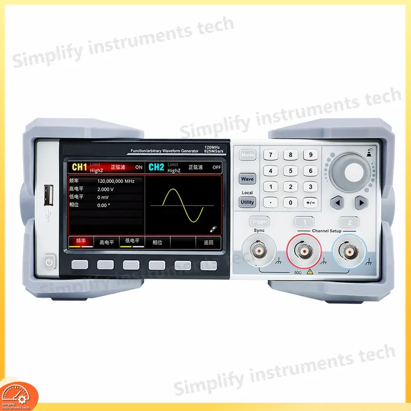 Dual Channel Arbitrary Waveform Function Generator 60Mhz - 高精度任意波形発生器 ファンクションジェネレータ 60MHz 80MHz 120MHz デュアルチャンネル