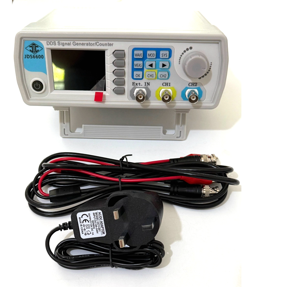 Dual Channel Arbitrary Waveform Function Generator 60Mhz - JDS6600 60MHz DDS 機能信号発生器 CNC 任意波形デュアルチャンネルデジタル制御周波数計