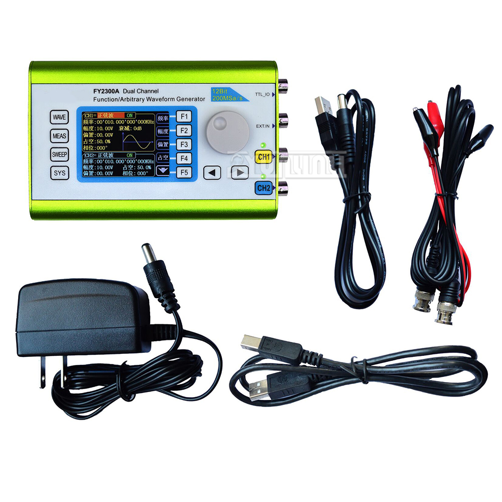 Dual Channel Arbitrary Waveform Function Generator 60Mhz - FY6300 FY2300 デュアルチャンネル DDS 機能信号発生器 40MHz