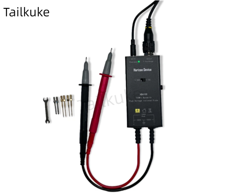 High Voltage Differential Probe 100Mhz 1300V - アクティブプローブ 高電圧絶縁差動プローブ 帯域幅 100MHz 50:1 および