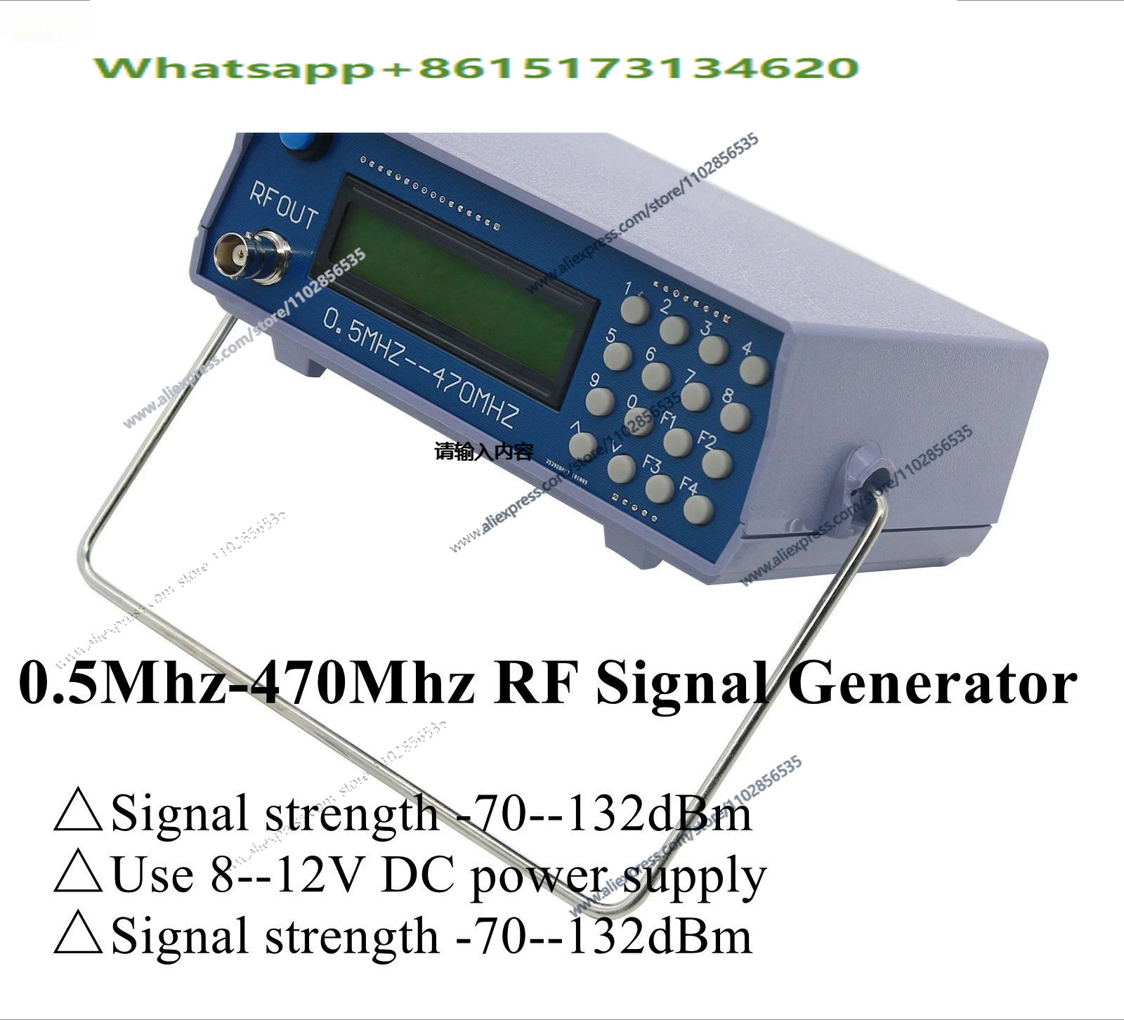 0.5MHz-470MHz RF信号発生器メーターテスター（ - Rf Signal Generator 0.5Mhz To 470Mhz のレビューと価格
