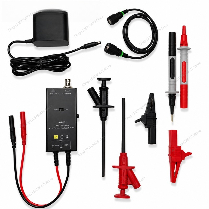 アクティブプローブ用高電圧絶縁差動プローブ 100MHz帯域 - High Voltage Differential Probe 100Mhz 1300V のレビューと価格