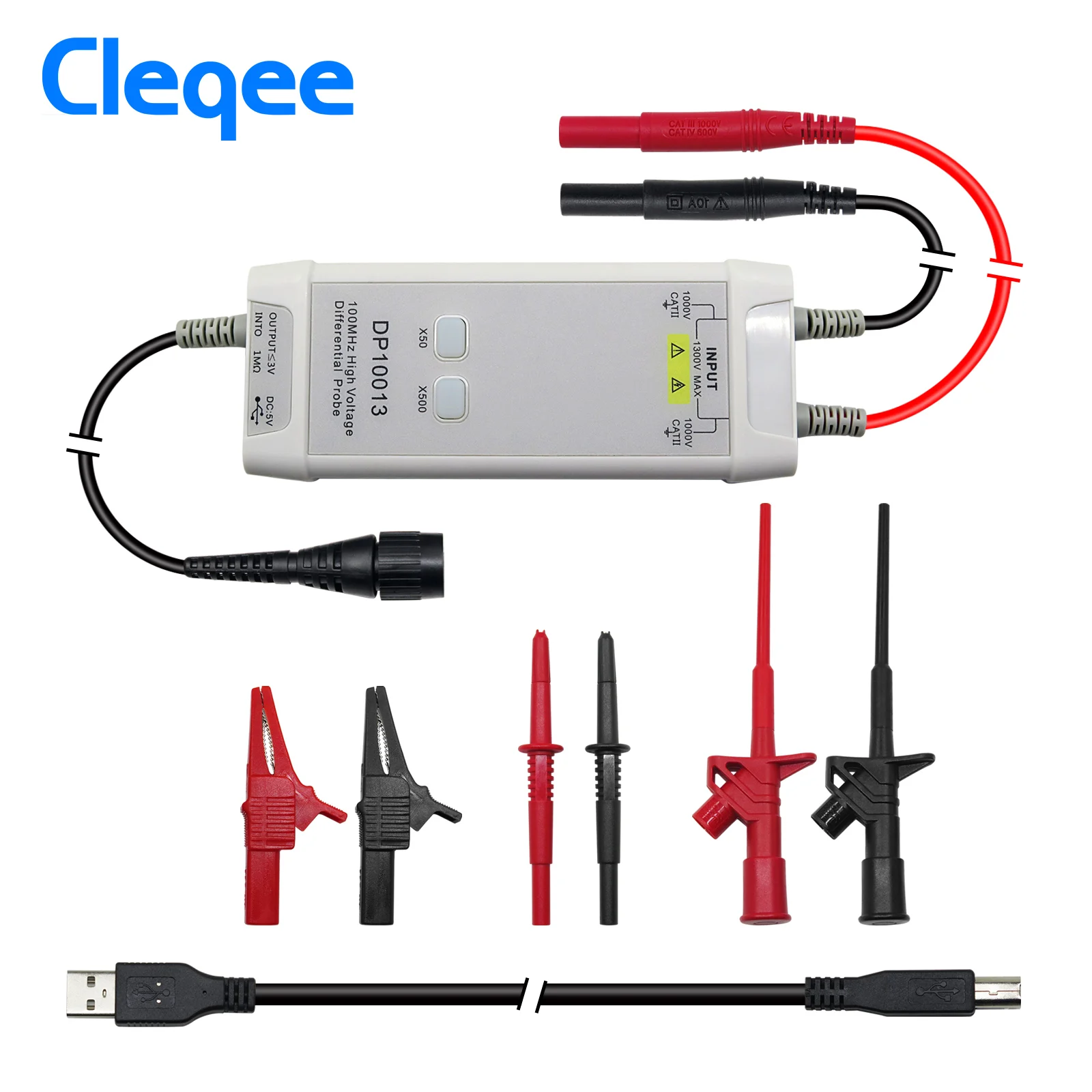 Cleqee 1300V 100MHz 高電圧オシロスコープ - High Voltage Differential Probe 100Mhz 1300V のレビューと価格