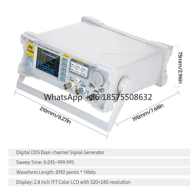 60MHz 機能信号発生器 デジタル DDS デュアルチャン - Dual Channel Arbitrary Waveform Function Generator 60Mhz のレビューと価格