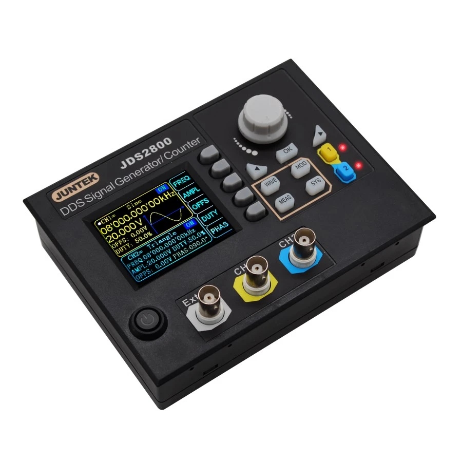 デュアルチャネル周波数計,デジタル制御,dds関数信号発生器 - Dual Channel Arbitrary Waveform Function Generator 60Mhz のレビューと価格