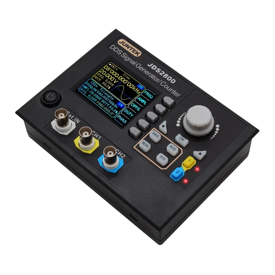 デュアルチャネル周波数計,デジタル制御,dds関数信号発生器 - Dual Channel Arbitrary Waveform Function Generator 60Mhz のレビューと価格
