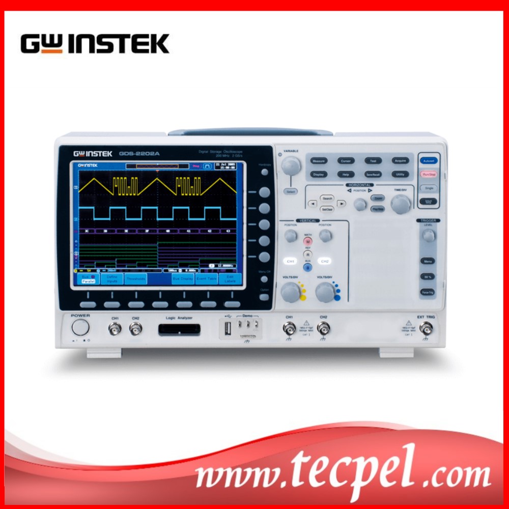 GWINSTEK GDS-2104A カラーDSOデジタルス - Digital Storage Oscilloscope 4 Channel 100Mhz のレビューと価格