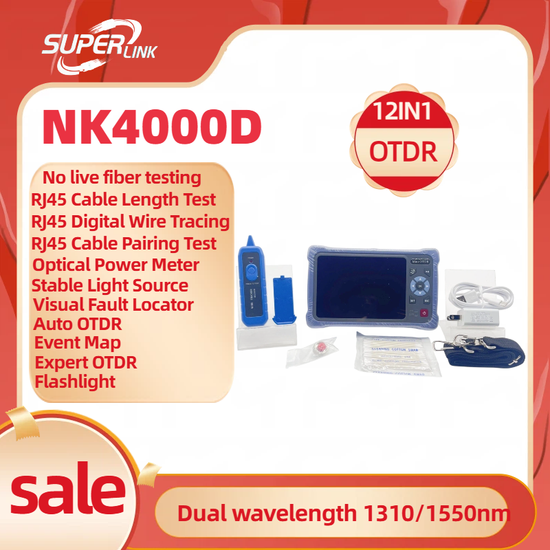 ノブカー 12-in-1 ミニOTDR NK4000D 光時 - Optical Time Domain Reflectometer Otdr 1310 1550Nm のレビューと価格
