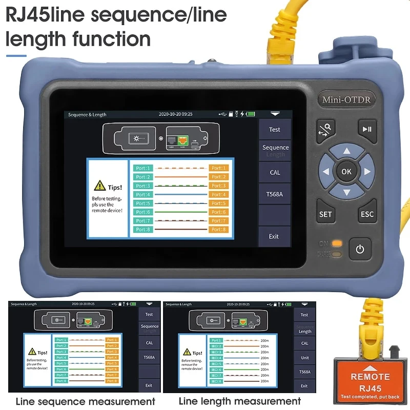 ノブカー 12-in-1 ミニOTDR NK4000D 光時 - Optical Time Domain Reflectometer Otdr 1310 1550Nm のレビューと価格