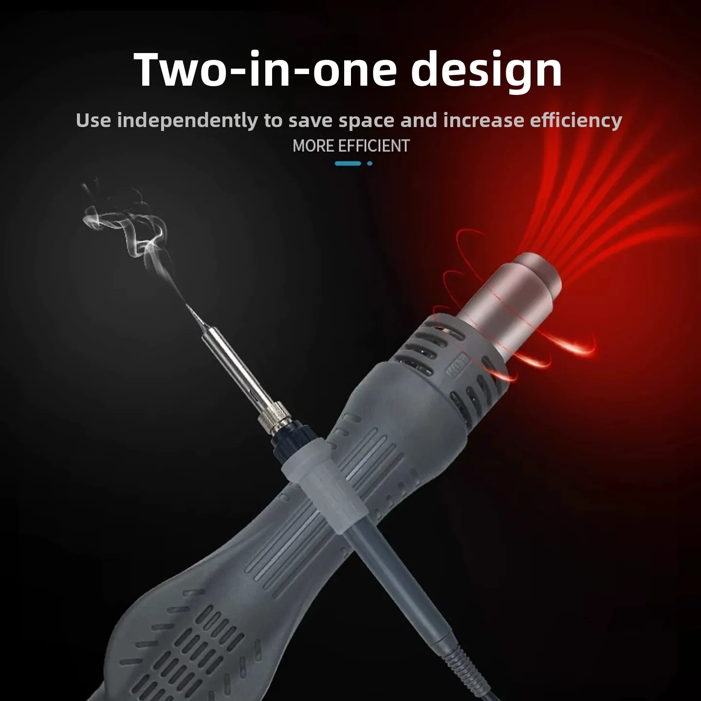 8878D 2-in-1 リワークステーション – 750W - Smd Rework Station Hot Air Soldering 2 In 1 のレビューと価格