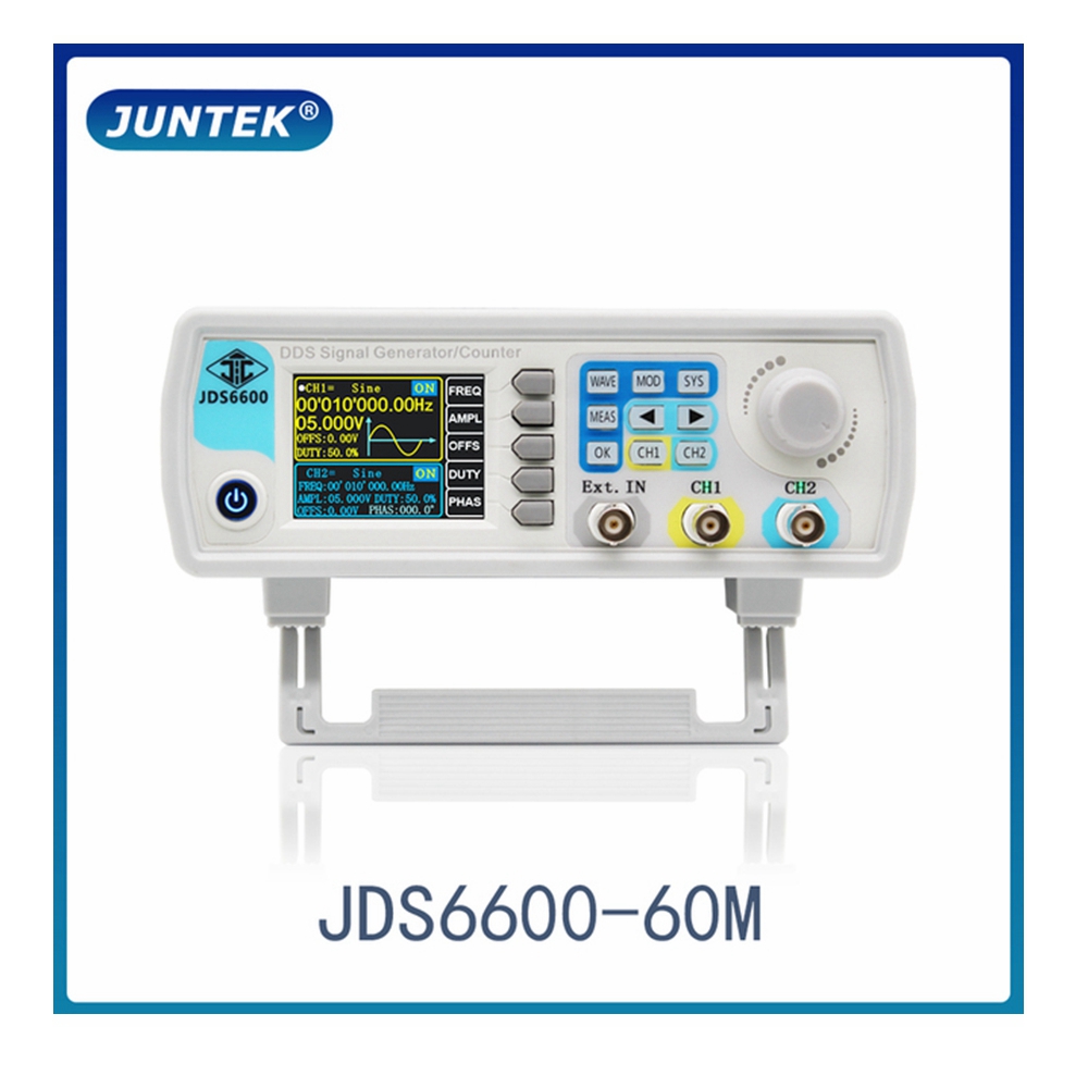 JDS6600 60MHz DDS 機能信号発生器 CNC  - Dual Channel Arbitrary Waveform Function Generator 60Mhz のレビューと価格