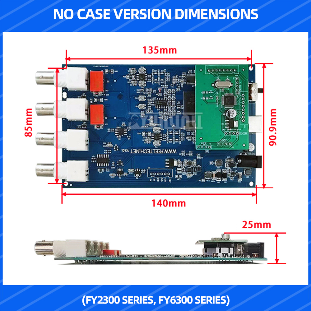 FY6300 FY2300 デュアルチャンネル DDS 機能 - Dual Channel Arbitrary Waveform Function Generator 60Mhz のレビューと価格