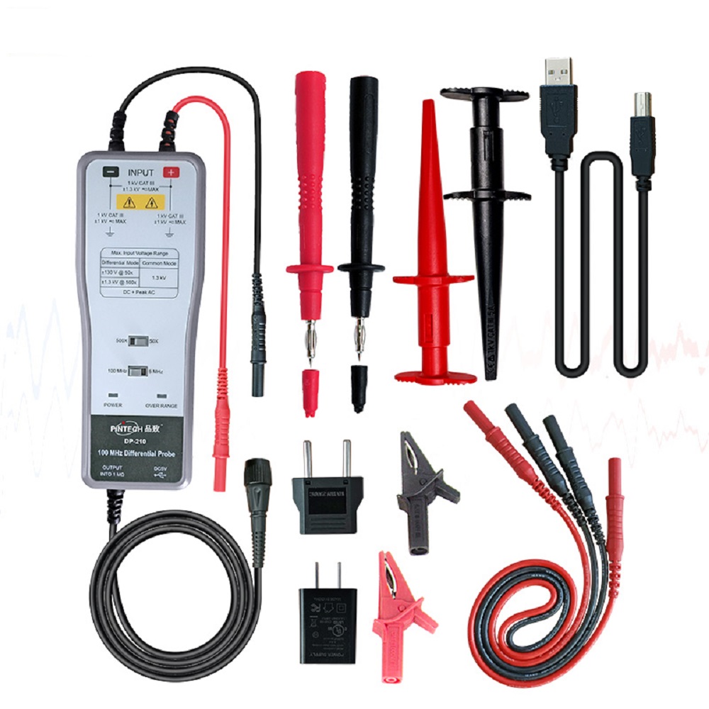 PINTECH DP-210 高電圧差動プローブ 1300V - High Voltage Differential Probe 100Mhz 1300V のレビューと価格