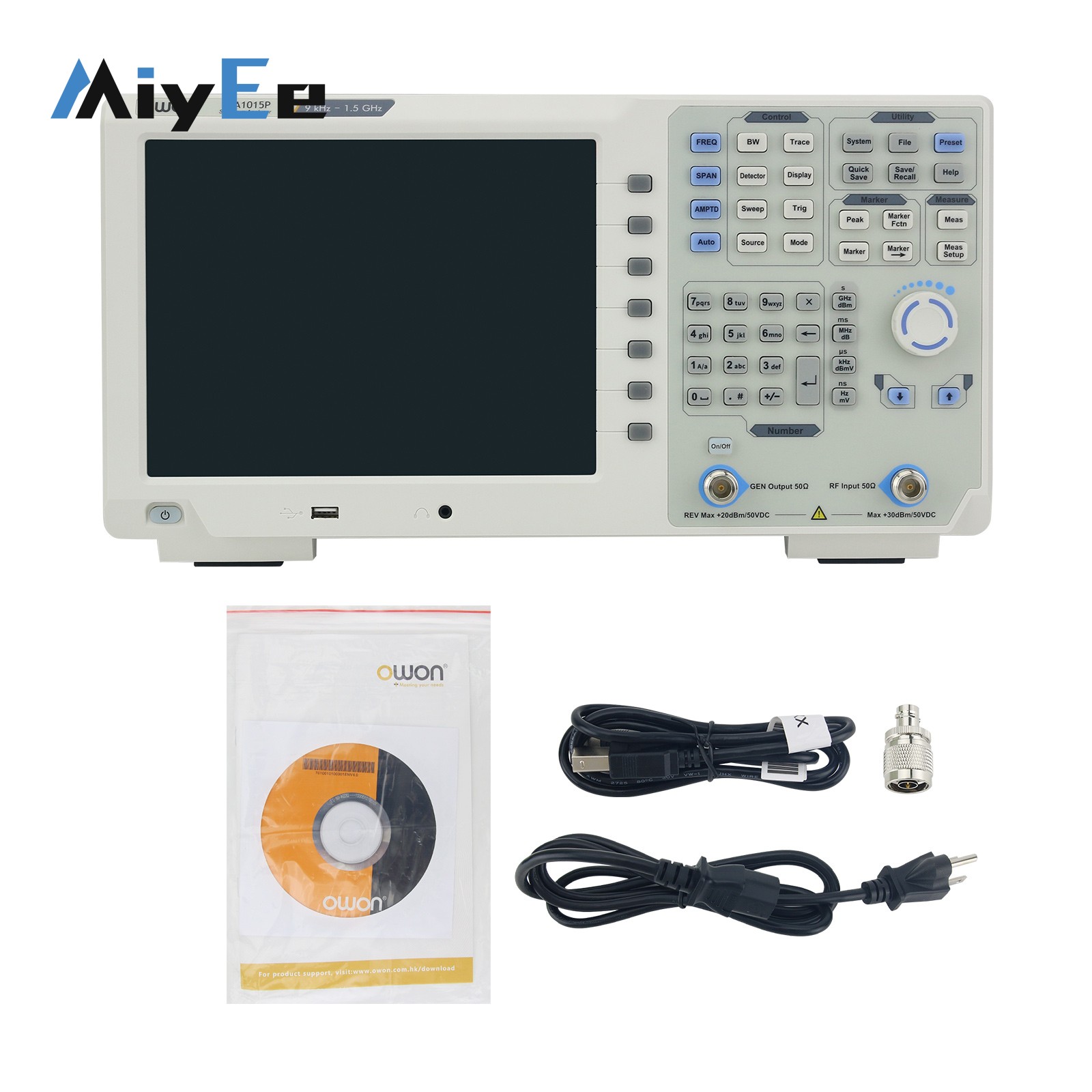 OWON XSA1015P-TG XSA1032P-TG ス - Spectrum Analyzer Tracking Generator 1.5Ghz のレビューと価格