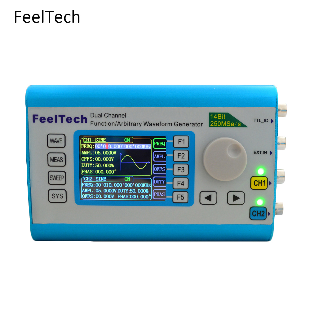 FY6300 機能任意波形信号発生器 20MHz-60MHz - Dual Channel Arbitrary Waveform Function Generator 60Mhz のレビューと価格