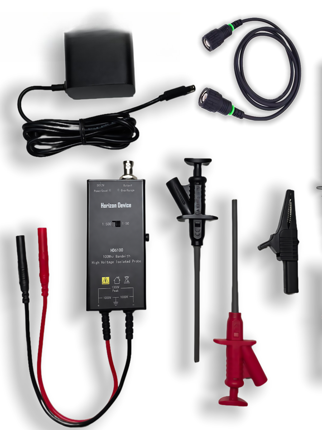 アクティブプローブ 高電圧絶縁差動プローブ 100Mhz 帯 - High Voltage Differential Probe 100Mhz 1300V のレビューと価格