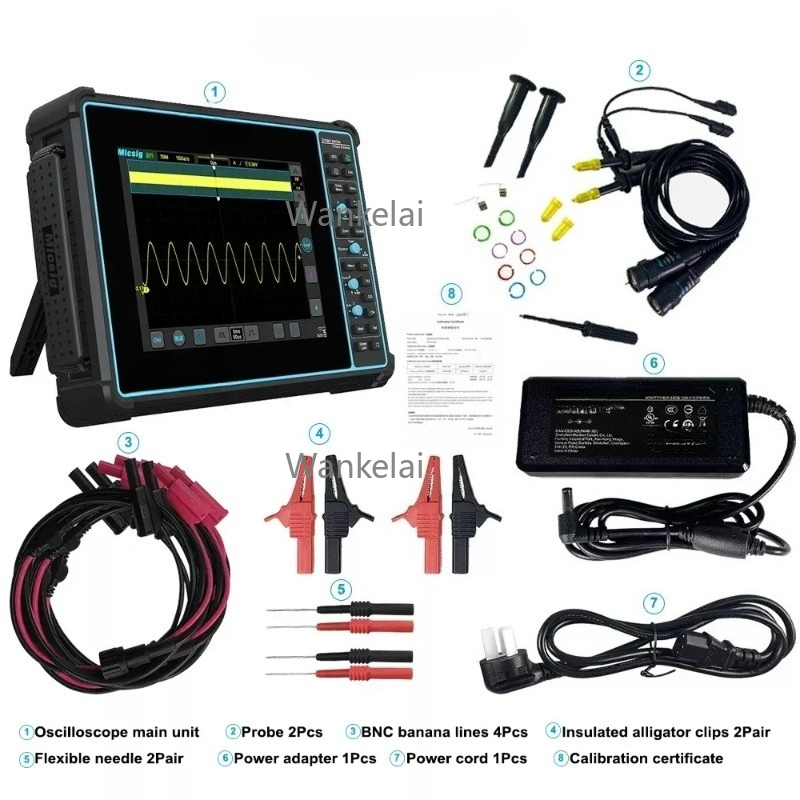 Micsig 自動車用タブレットオシロスコープ 8インチ T - Handheld Tablet Oscilloscope Touchscreen 100Mhz のレビューと価格
