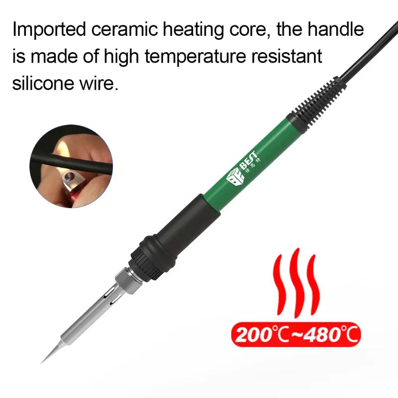 BST-898d+ デジタルはんだ付けステーション 新型2- - Smd Rework Station Hot Air Soldering 2 In 1 のレビューと価格